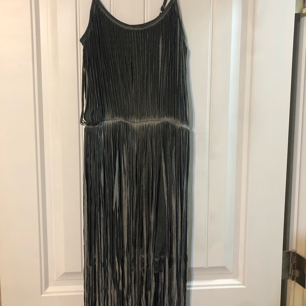 Cute fringe dress with slip attached